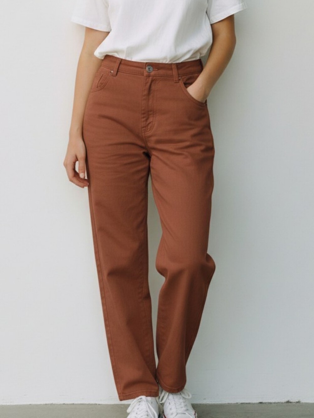 Ava & Viv Jeans in Rust Autumn Fall